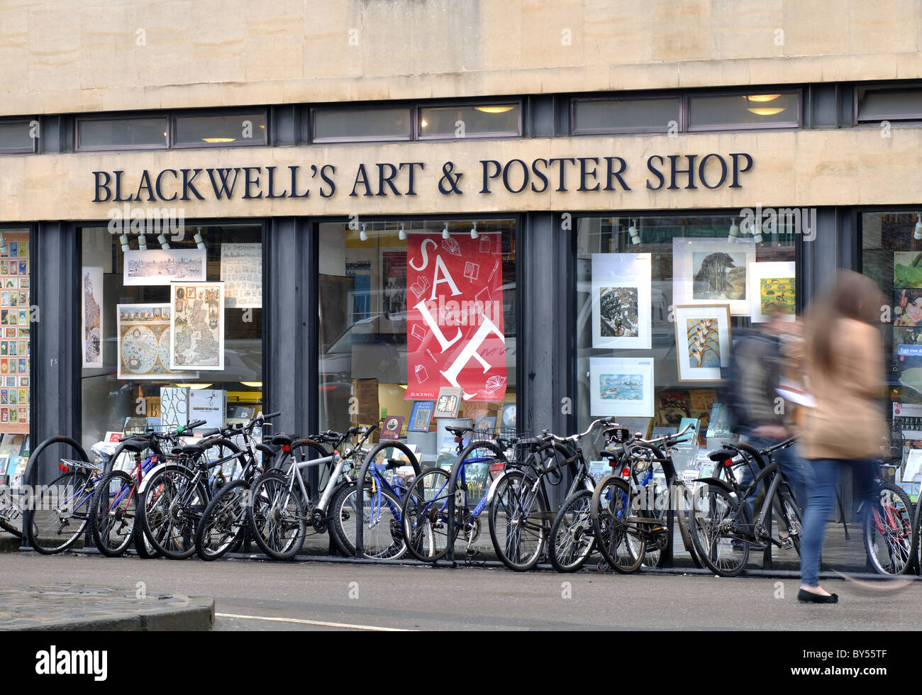 Blackwells art poster store oxford hires stock photography and images